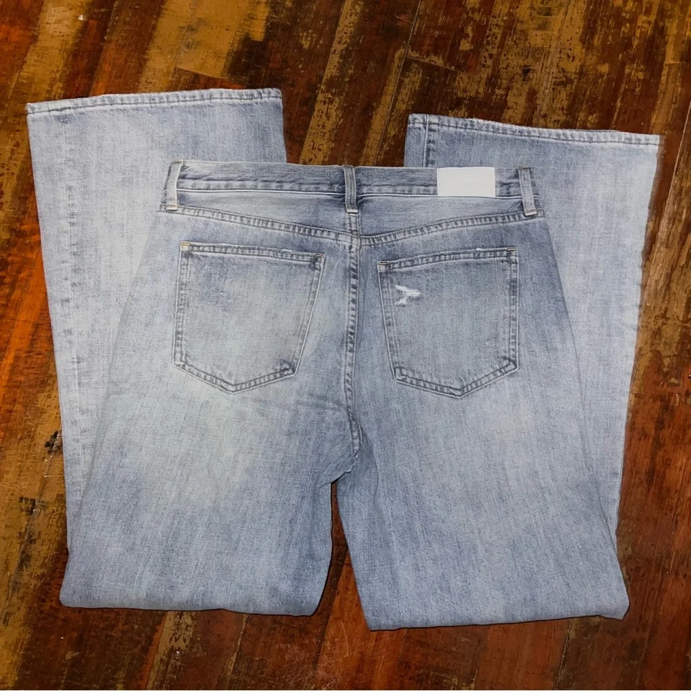 Pistola Light Blue Relaxed Flare Jeans Stevie - Picture 7 of 7